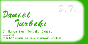 daniel turbeki business card