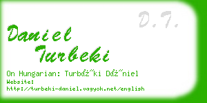 daniel turbeki business card